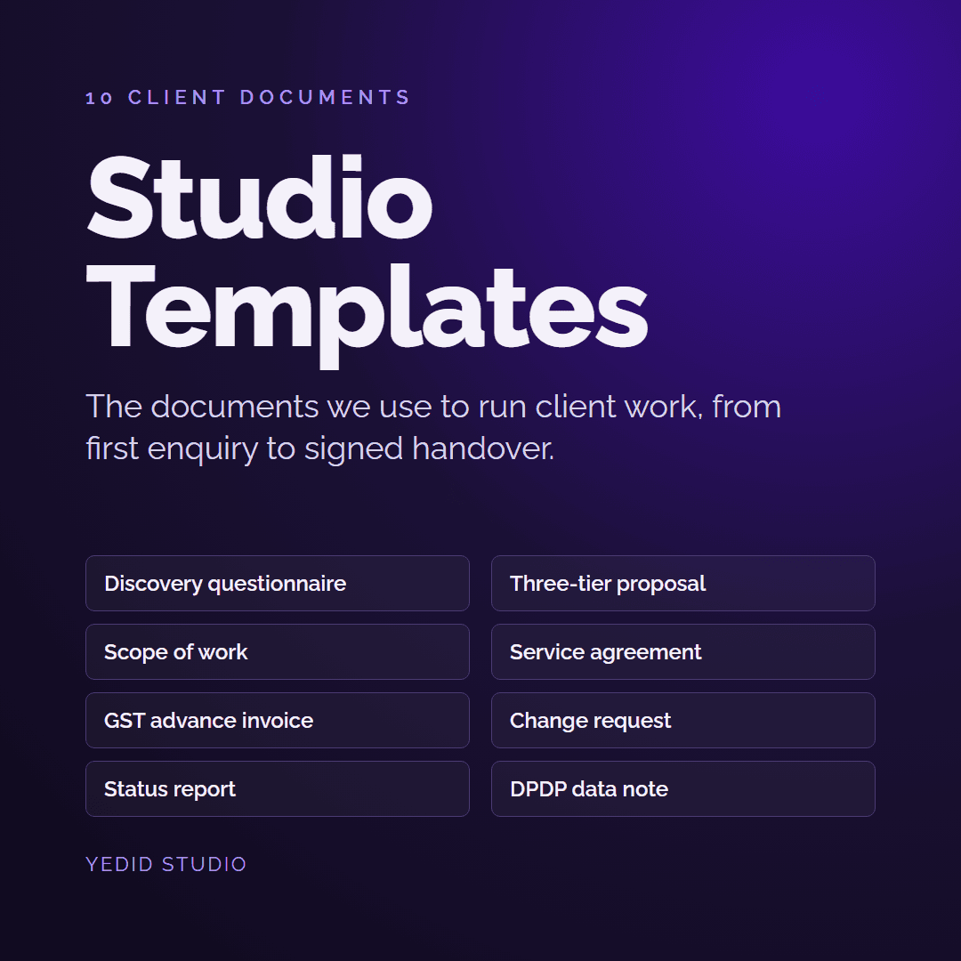 Studio Templates cover